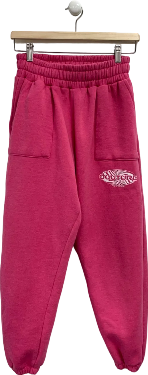 Couture Club Pink Lounge Joggers UK 8