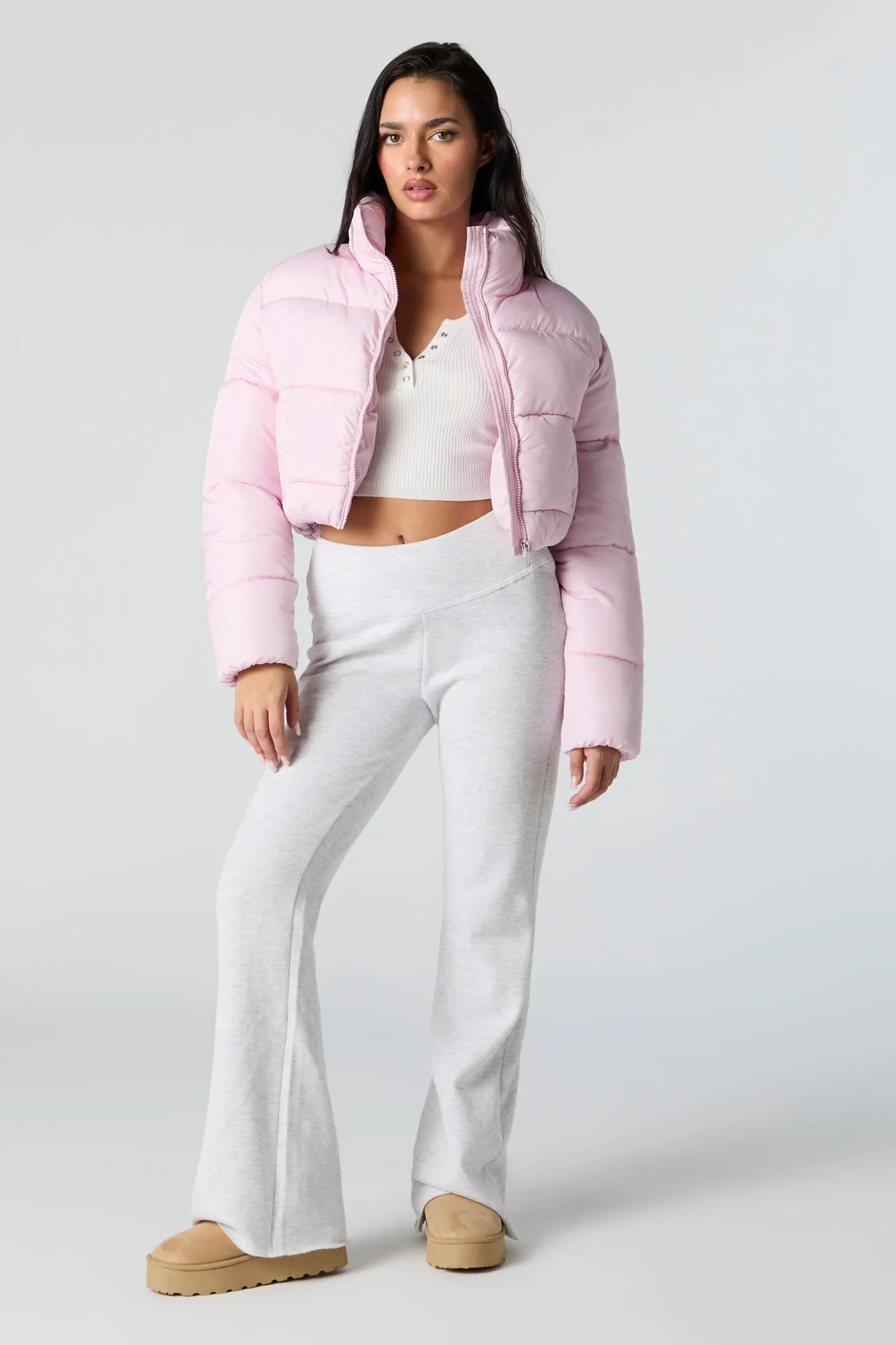 Cropped Puffer Jacket