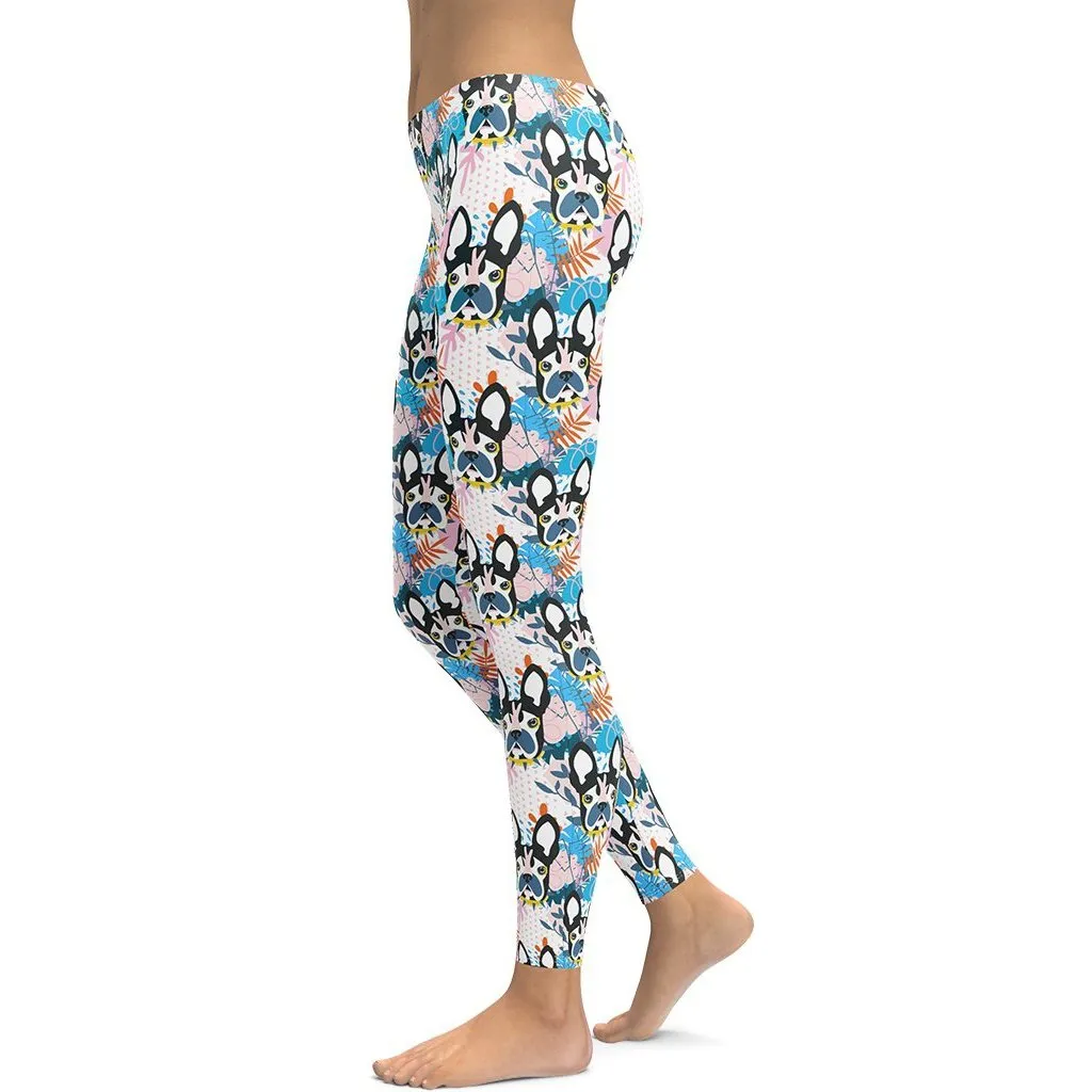 Cute Puppy Print Leggings