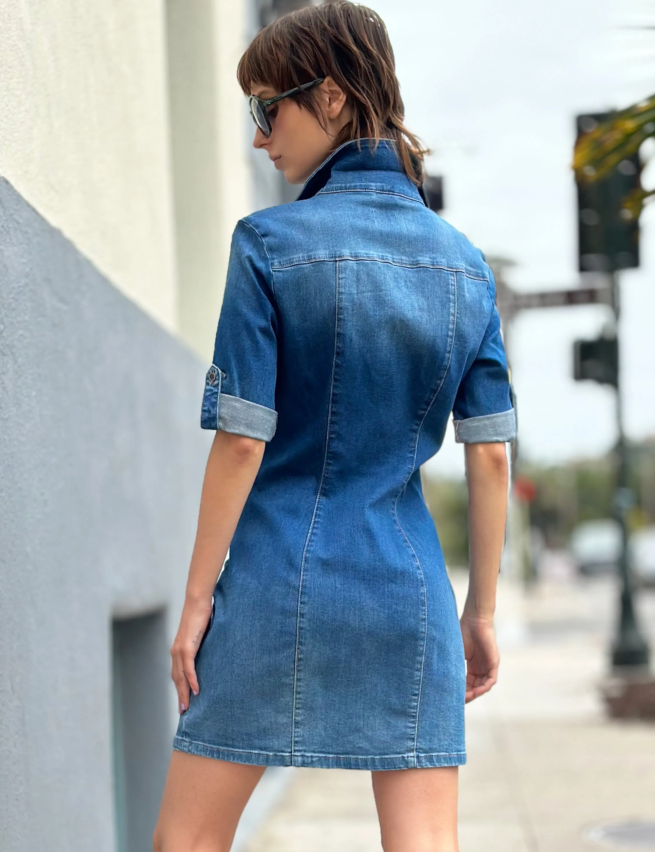 Denim Shirtdress