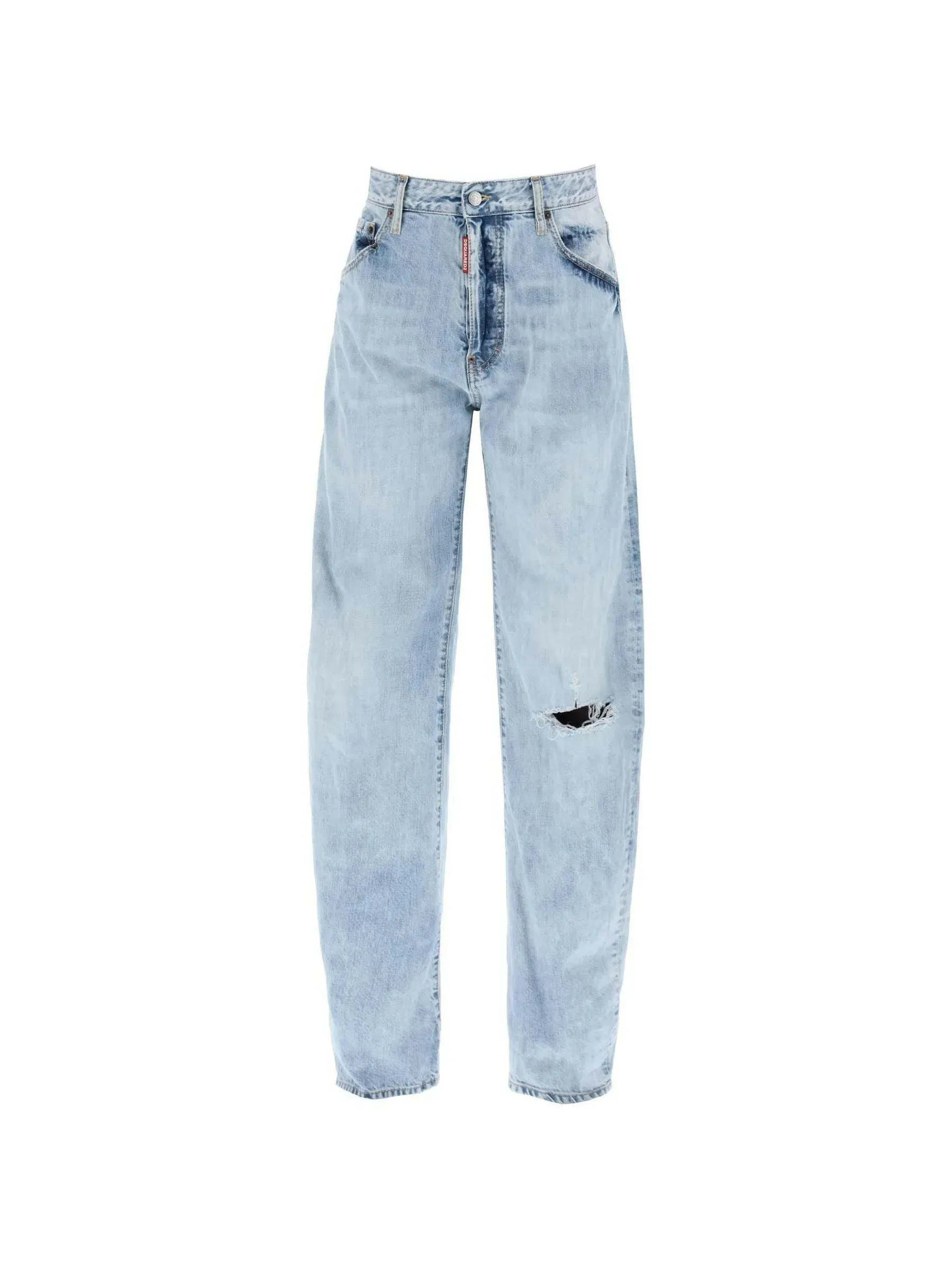 Destroyed Oversized Denim Jeans