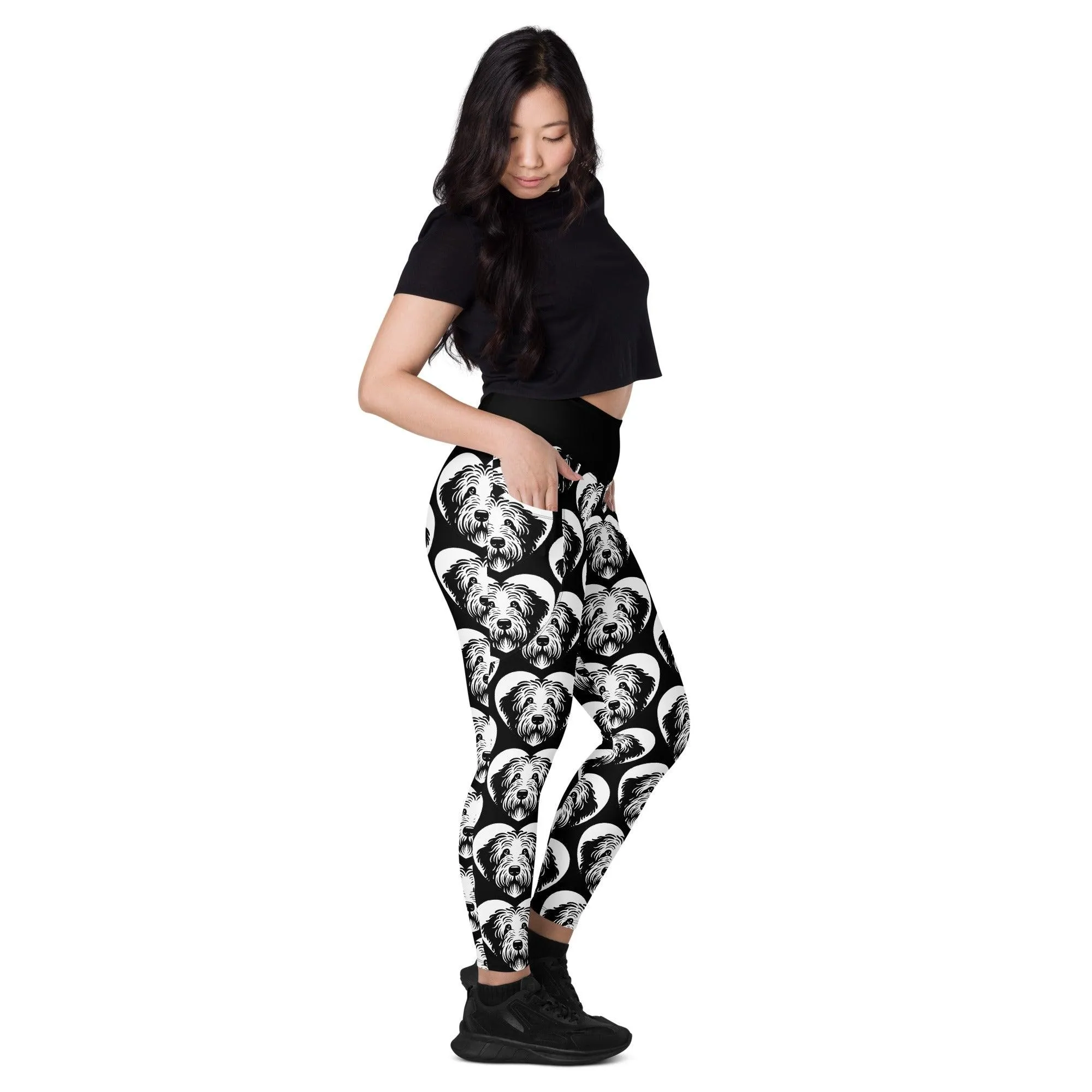 DOG BREED LEGGINGS with pockets - KOMONDOR - HERTTAHOUND