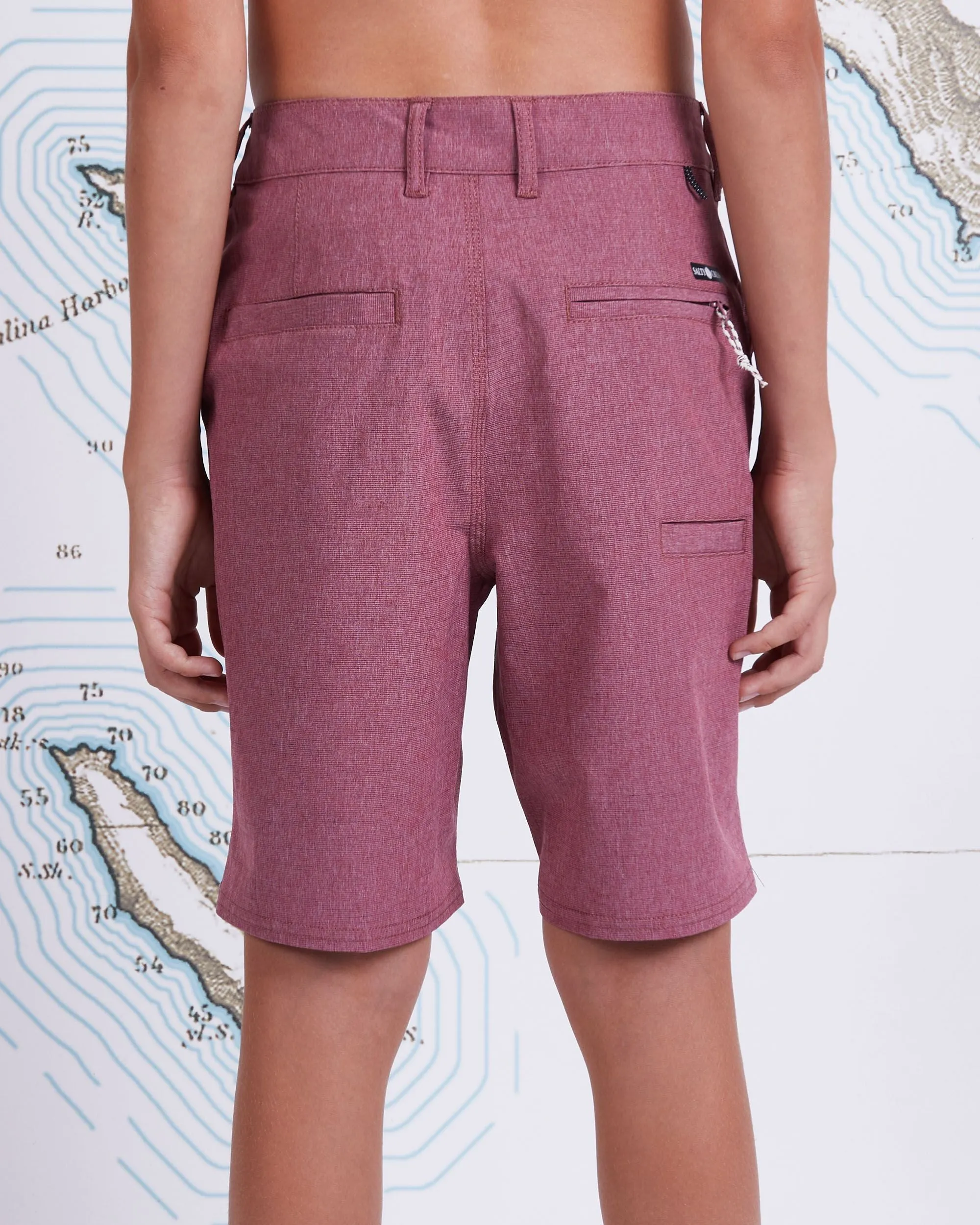 Drifter 2 Boys Redwood Hybrid Short