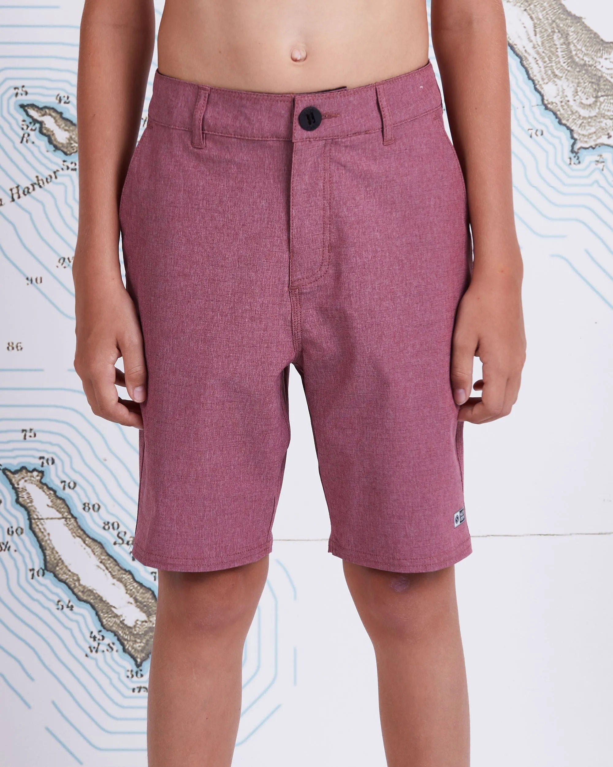 Drifter 2 Boys Redwood Hybrid Short