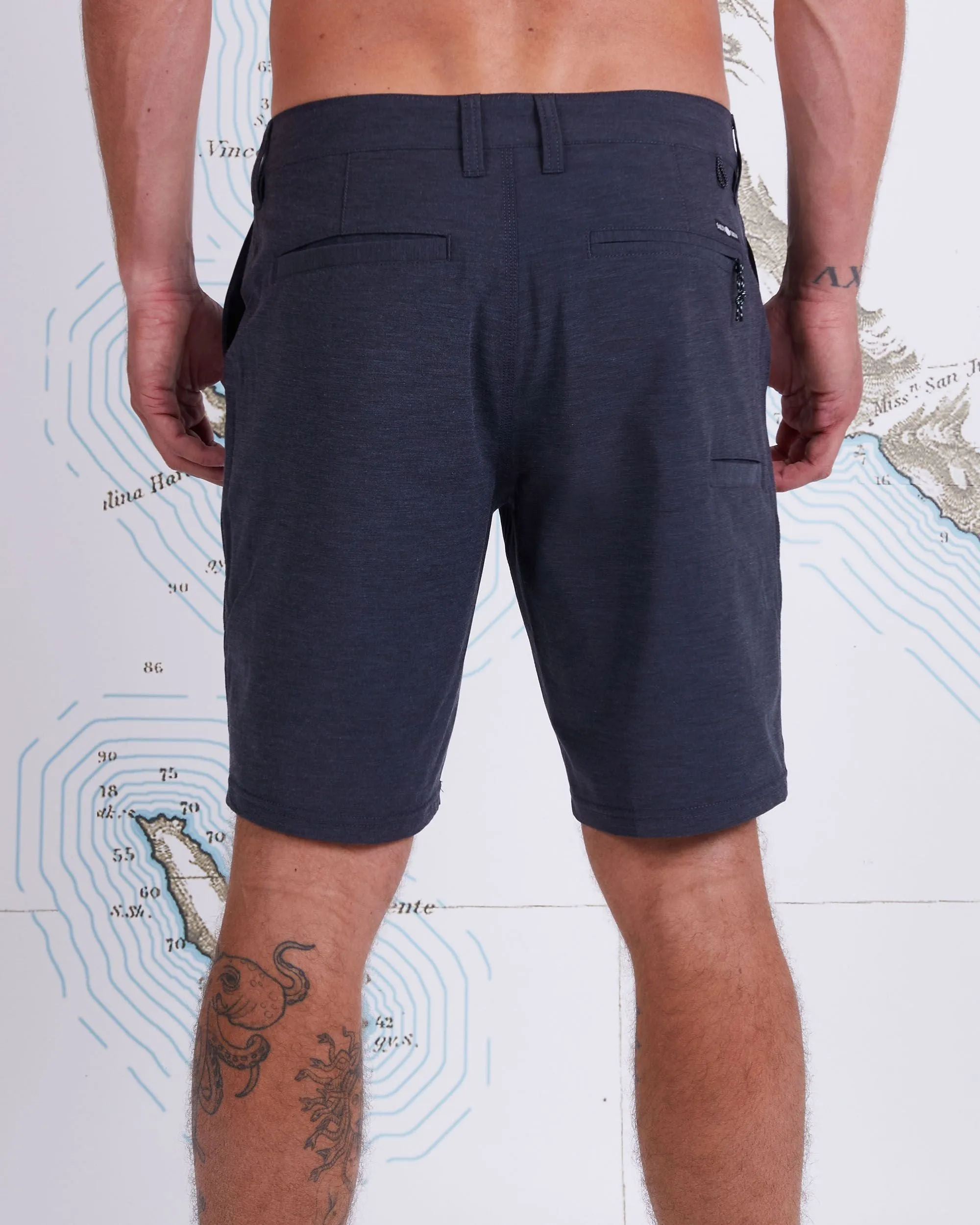 Drifter 21" Black Hybrid Walkshort