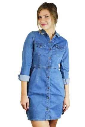 Dynomite Denim Mini Dress