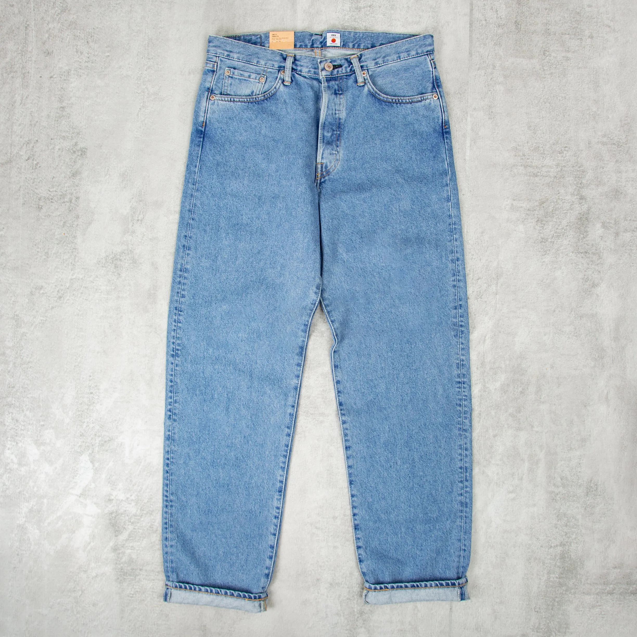 Edwin Loose Fit Jeans Kaihara Opened Denim - Blue Light Used