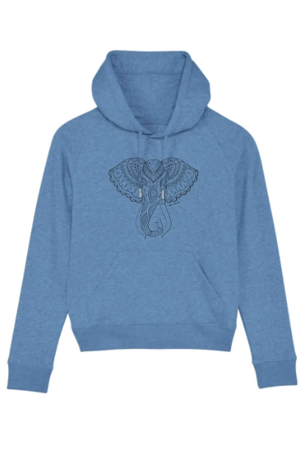 Elephant Print Yoga Hoodie