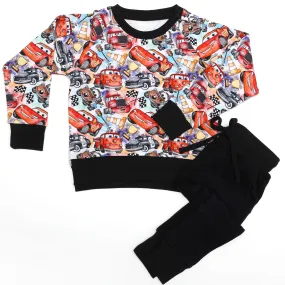 Fan Favorites Cars Go Vroom - Kids Crew Neck Jogger Set