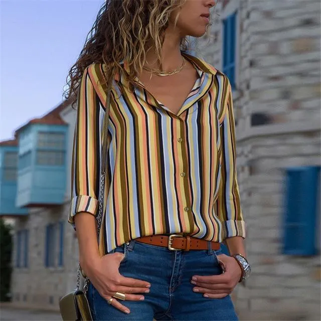 fashion Leisure Blouse Shirt Casual Tops