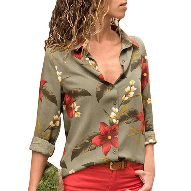 fashion Leisure Blouse Shirt Casual Tops