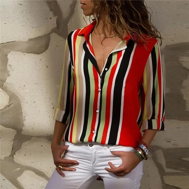 fashion Leisure Blouse Shirt Casual Tops