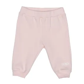 Fendi Baby Girls Pink Sweatpants