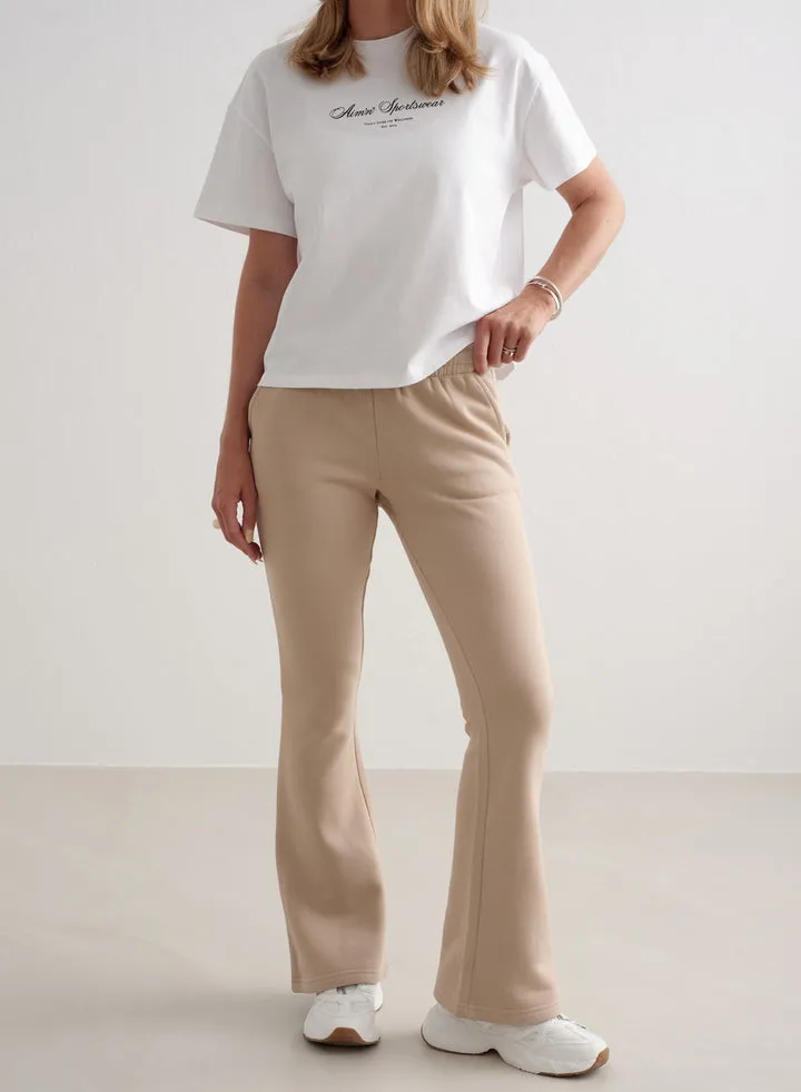 Flare Sweatpant | Beige