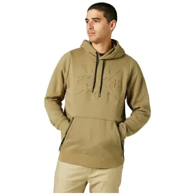 FOX CALIBRATED DWR PULLOVER FLEECE HOODY [BARK]