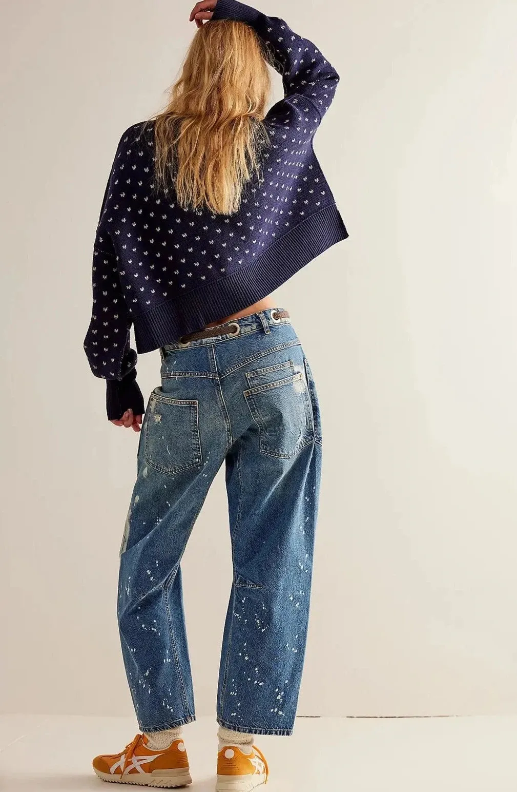 Free People Moxie Pull On Barrel Leg