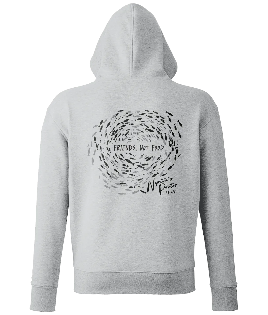 'Friends, Not Food' Unisex Pullover Hoodie