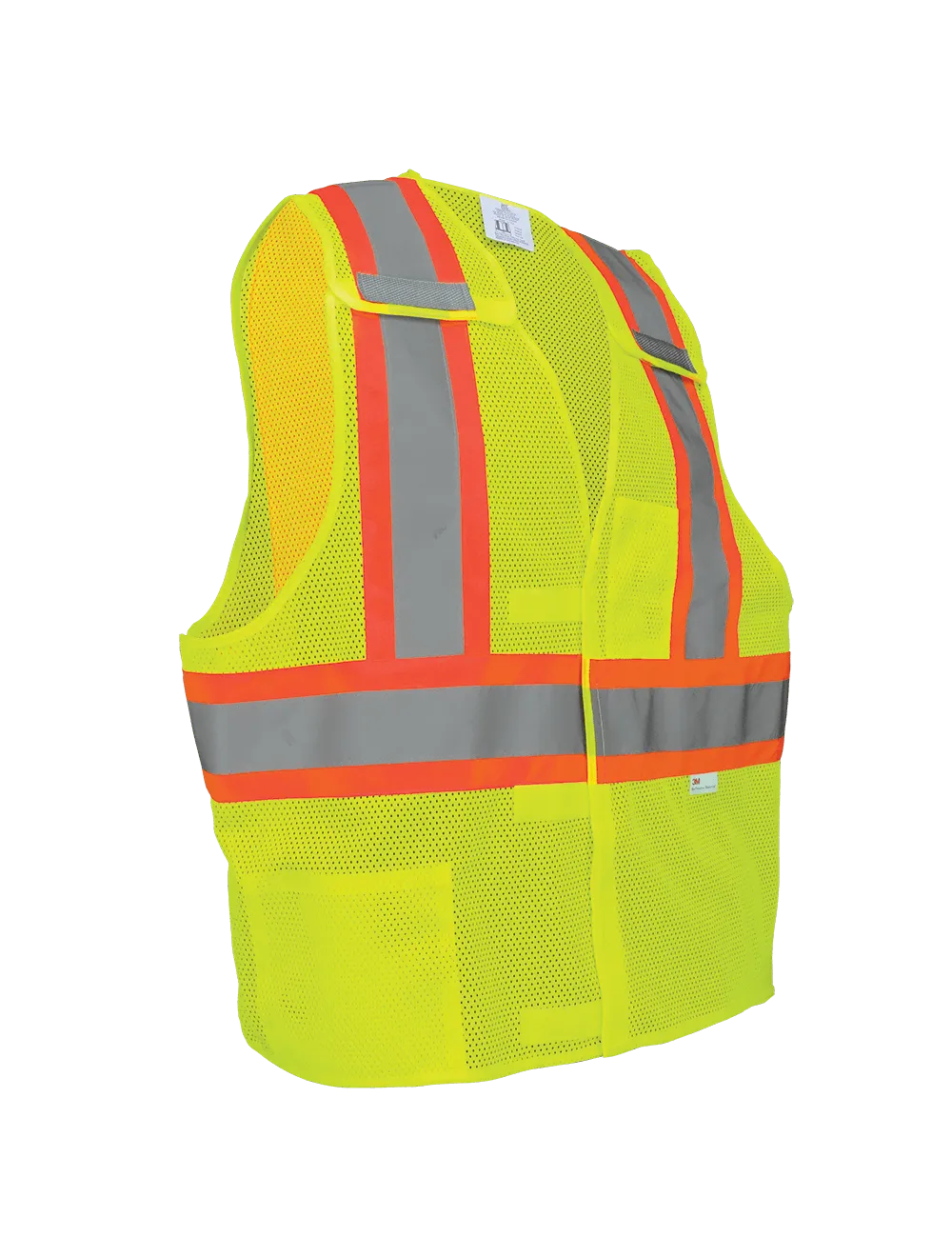 FrogWear® HV High-Visibility Polyester Breakaway Safety Vest - GLO-002BA