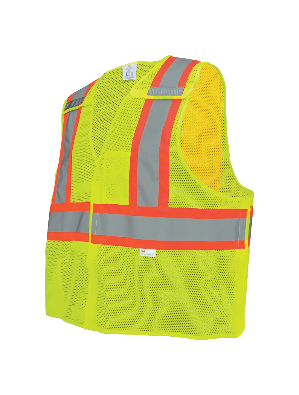 FrogWear® HV High-Visibility Polyester Breakaway Safety Vest - GLO-002BA