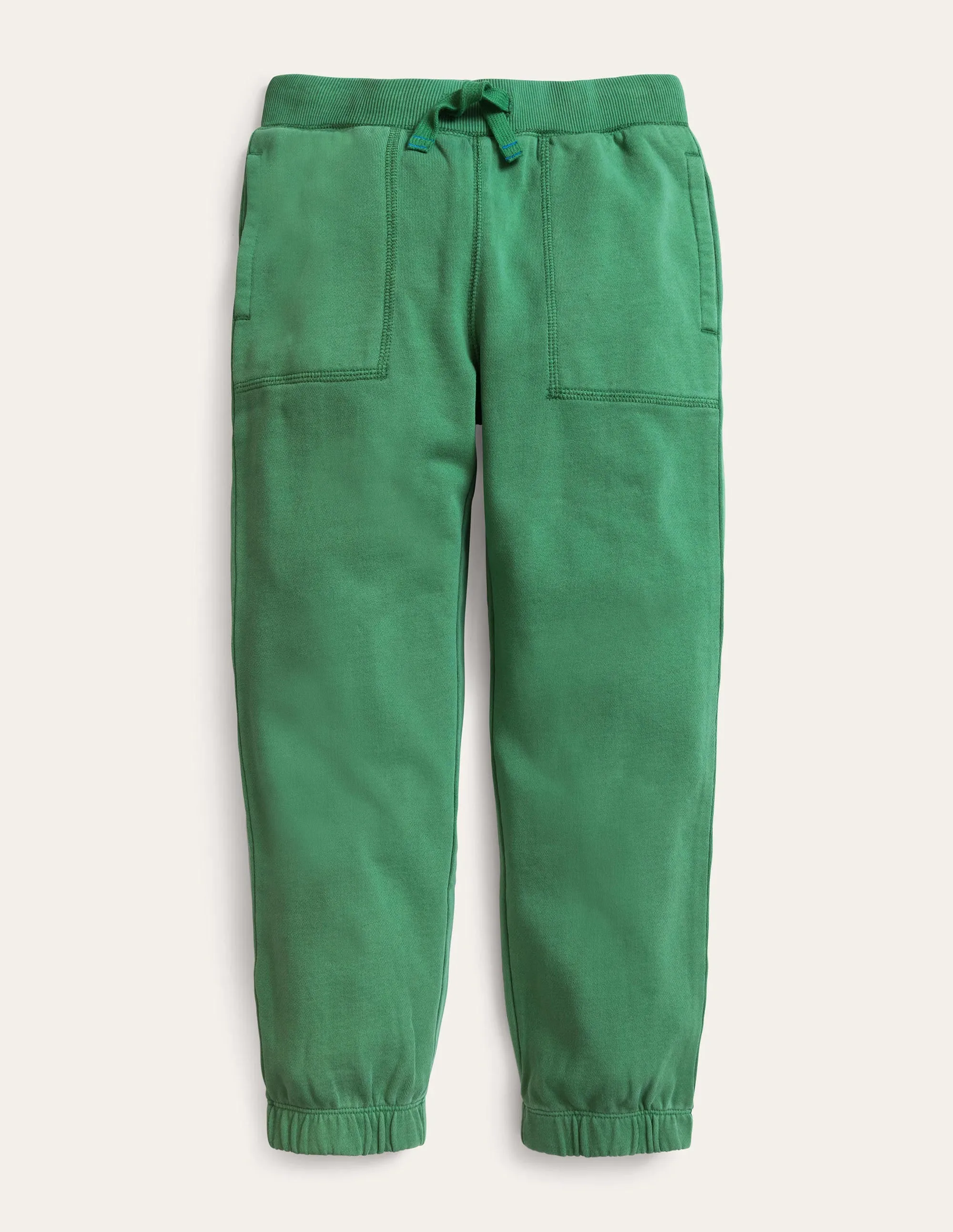 Garment Dye Track Joggers-Deep Grass Green