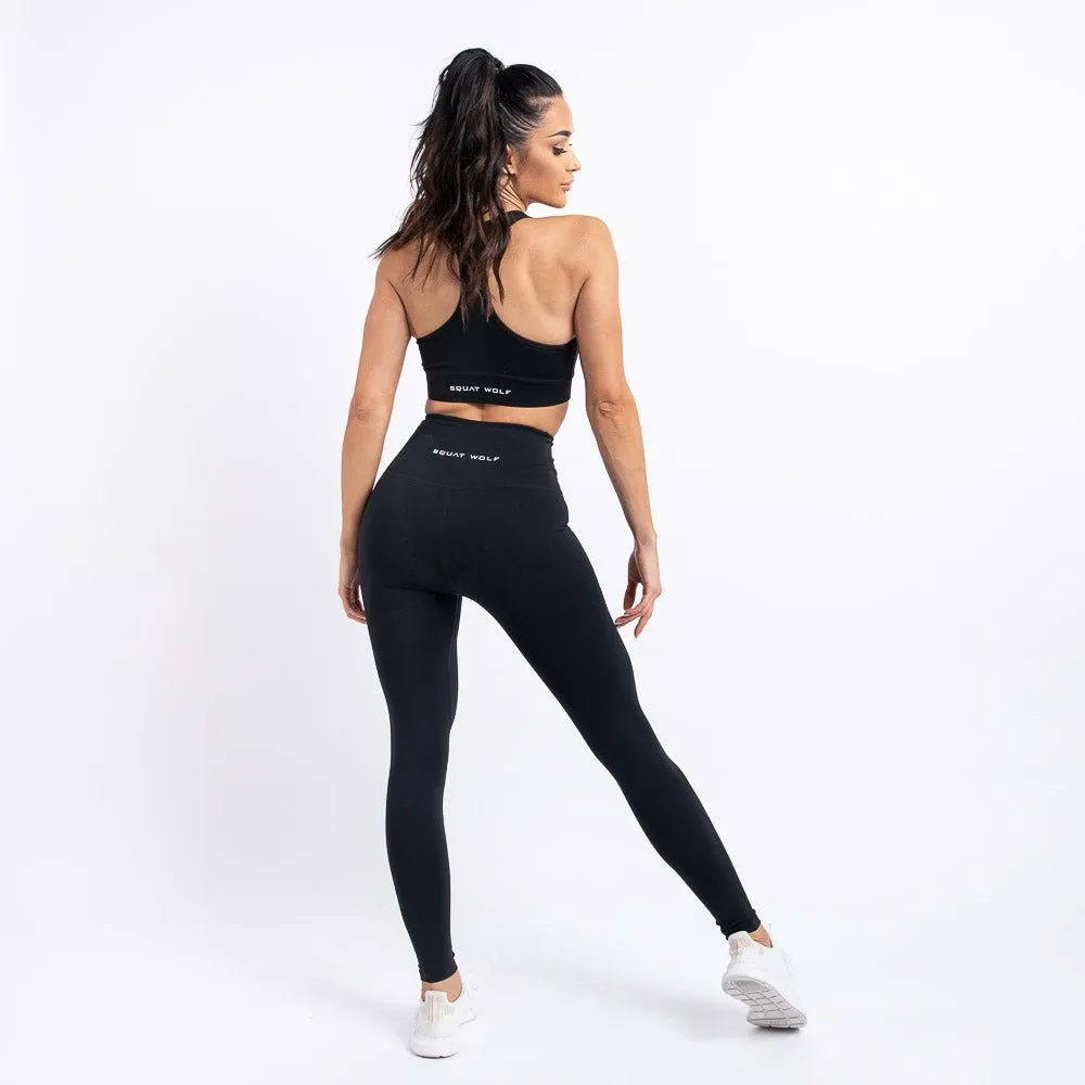 Hera High-Waisted Leggings - Black