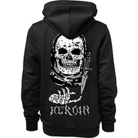 Heroin Skateboards Video City Hooded Sweatshirt - Black