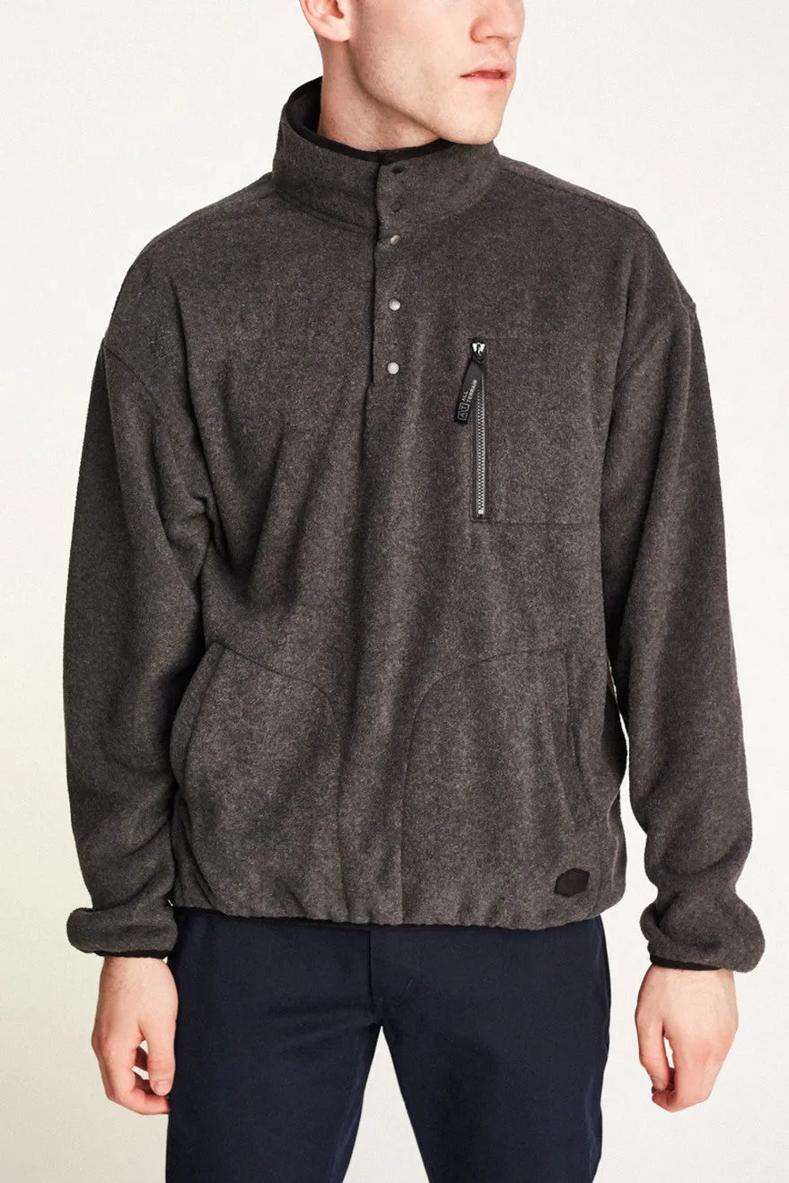 Higgins Pullover - Heather/Black