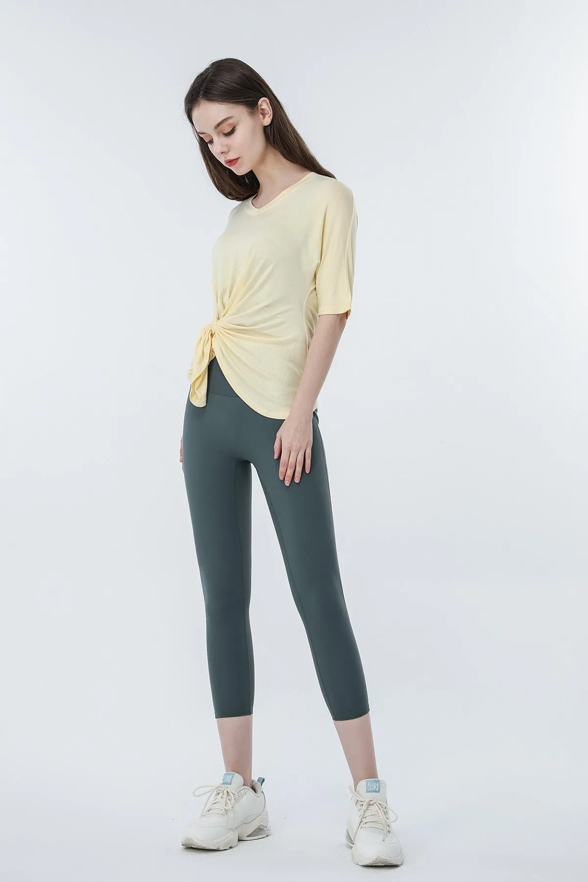 High-Rise Capri Leggings