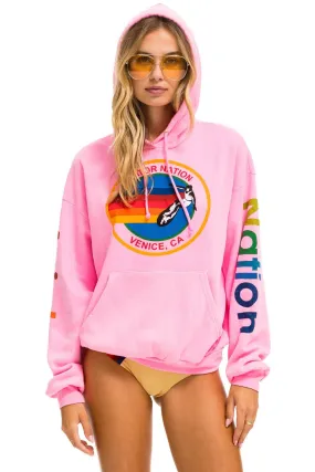 Hoodie Aviator Natio Hdprxan Neon-Pink