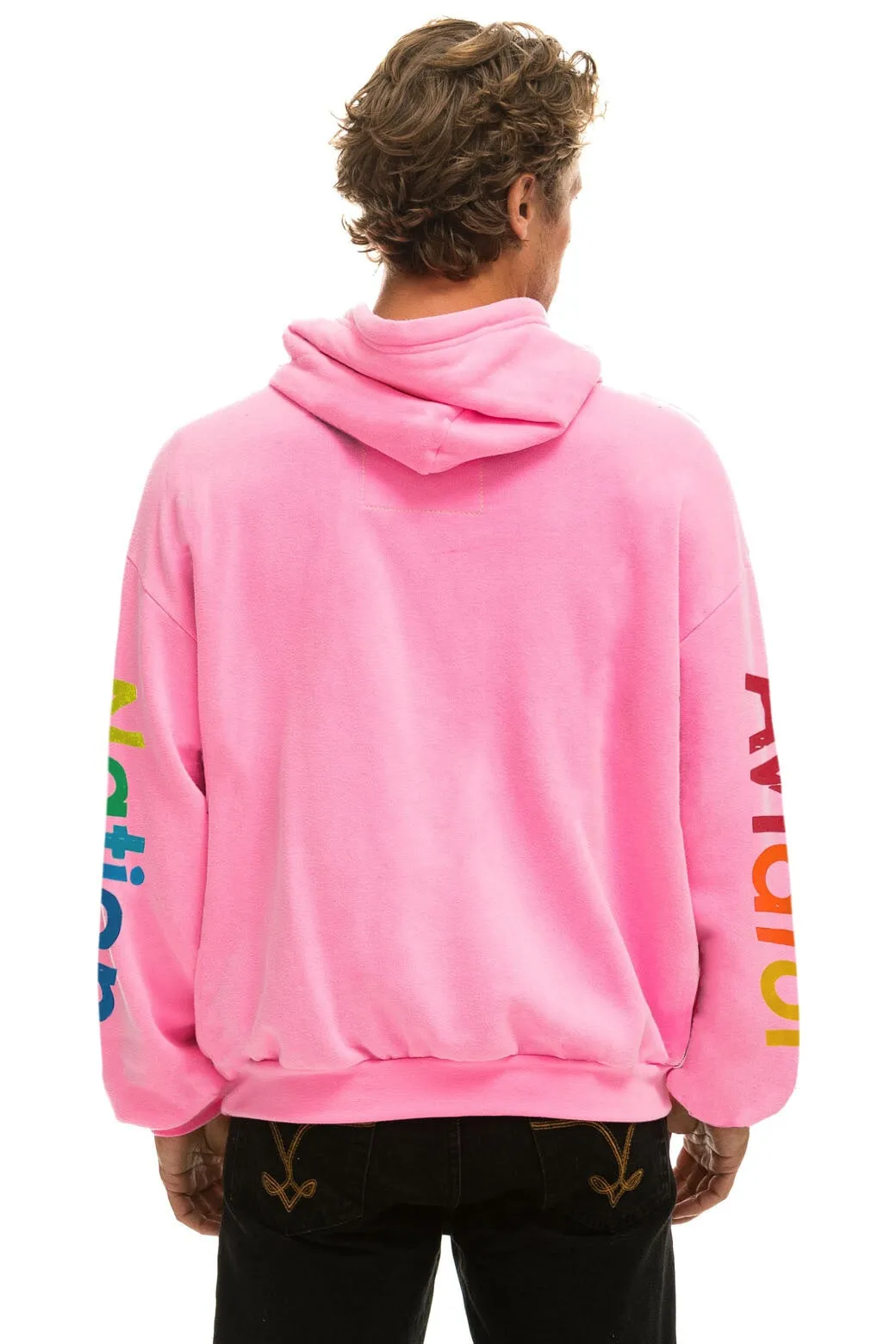 Hoodie Aviator Natio Hdprxan Neon-Pink