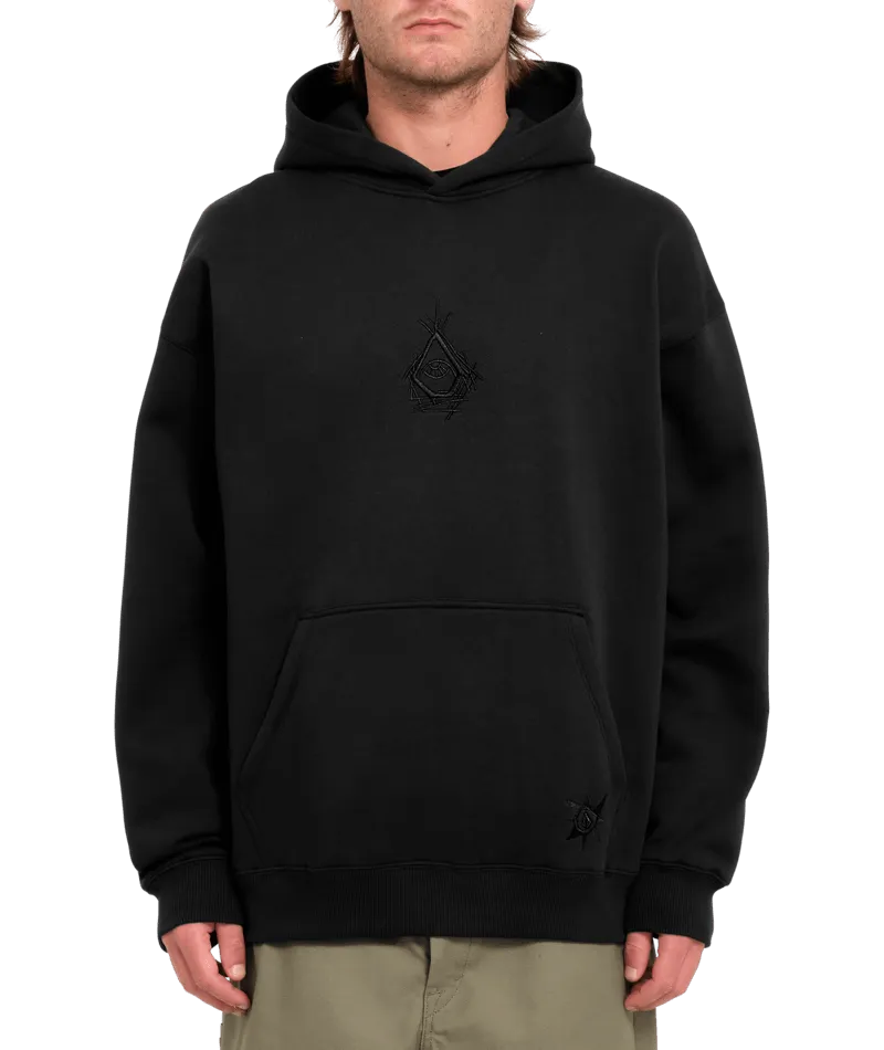 Iguchi Pullover Hoodie in Black