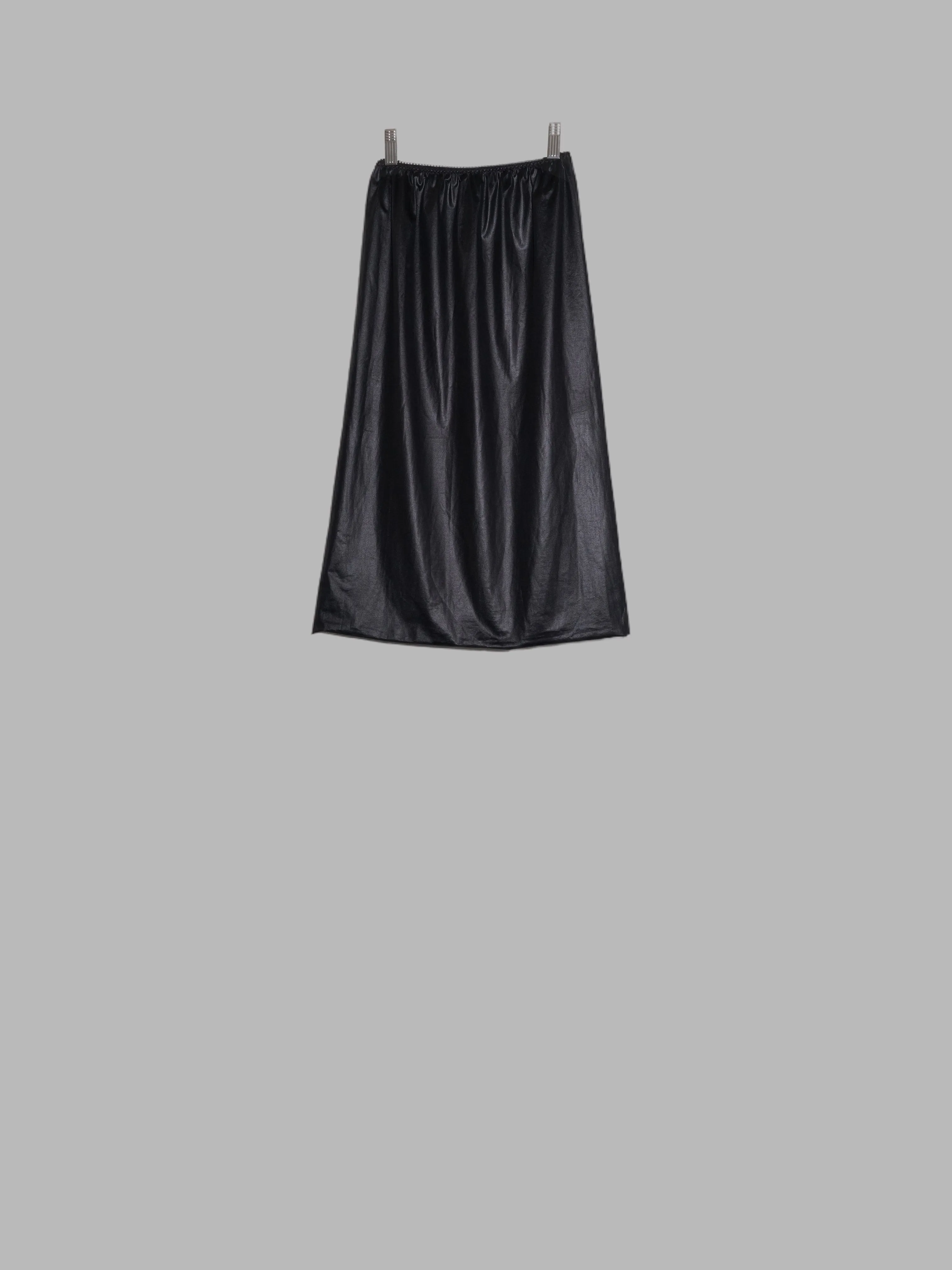 Jean Colonna sheeny black tube dress or double-layered skirt - size 38