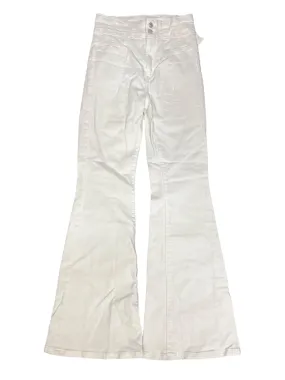 Jeans Flared By We The Free In White Denim, Size: 8