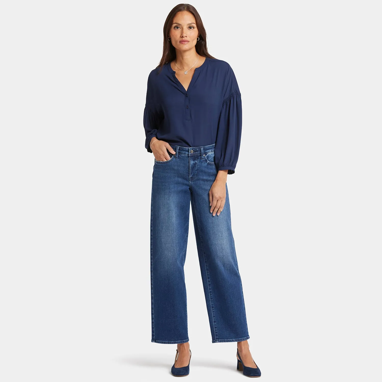 Jemma Barrel Jeans - Moonlight