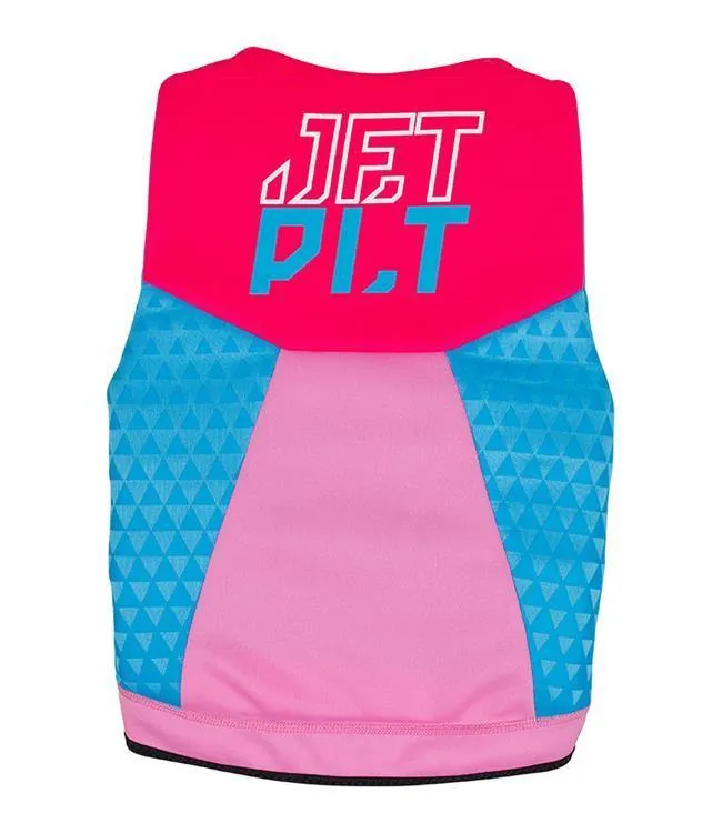 Jetpilot Cause Girls Neo Life Vest (2024) - Pink/Blue