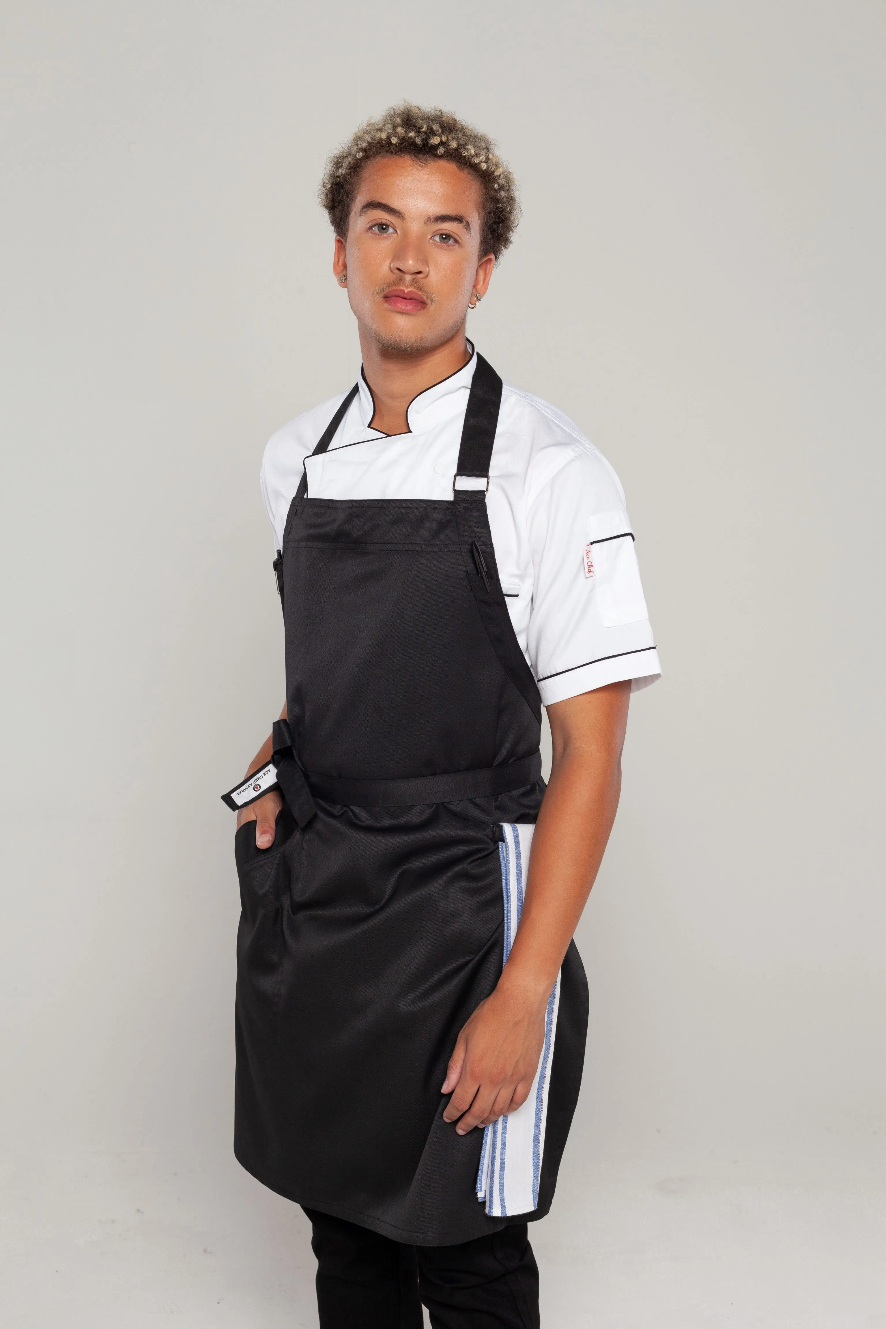 Josh Black bib Small size Apron