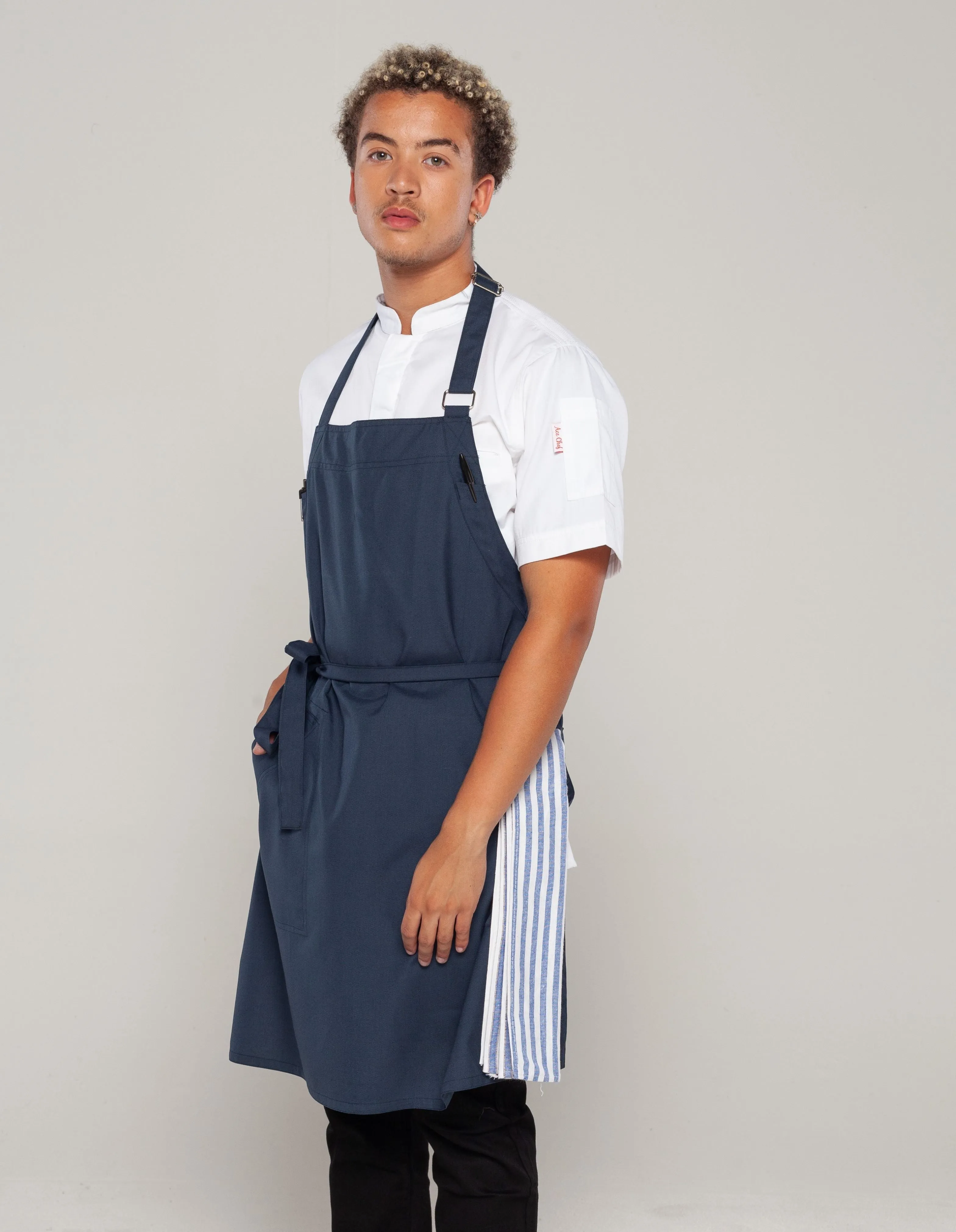 Josh Bluish Grey bib Small size Apron