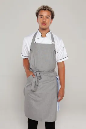 Josh Steel Grey bib Small size Apron