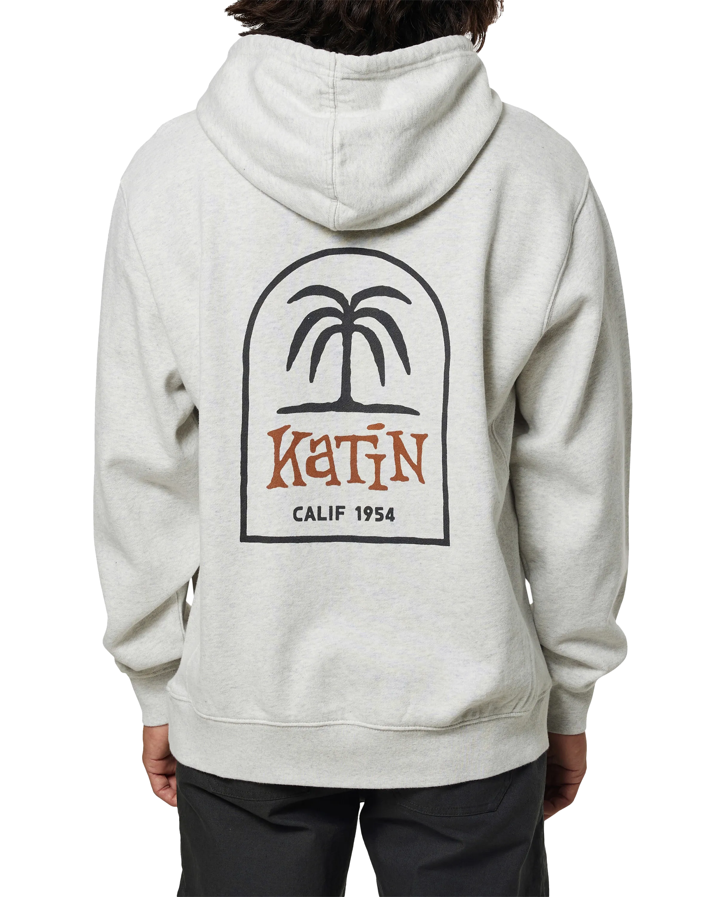 K-Palm Hoodie in Heather Gray