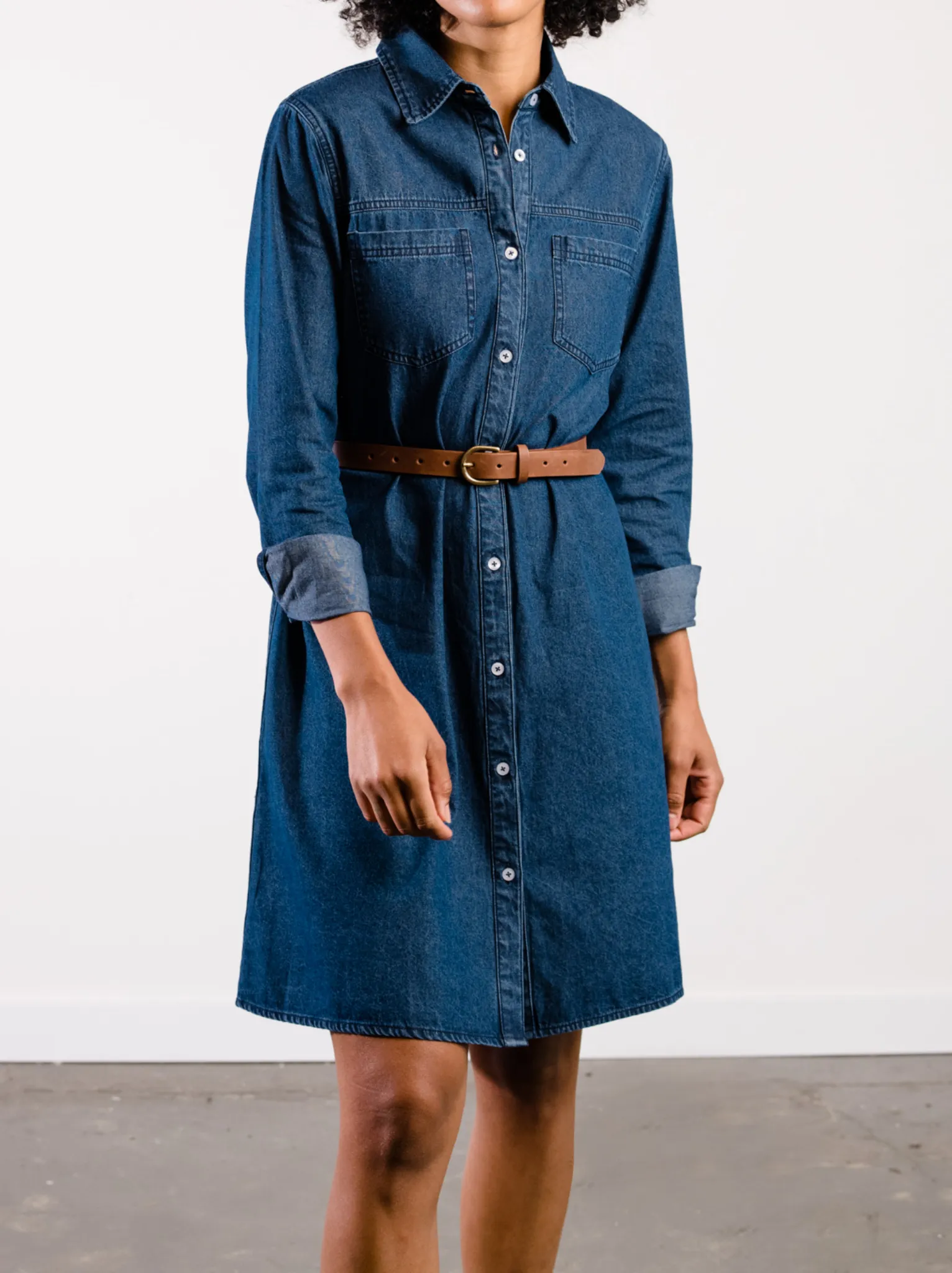 Kate Denim Swing Dress