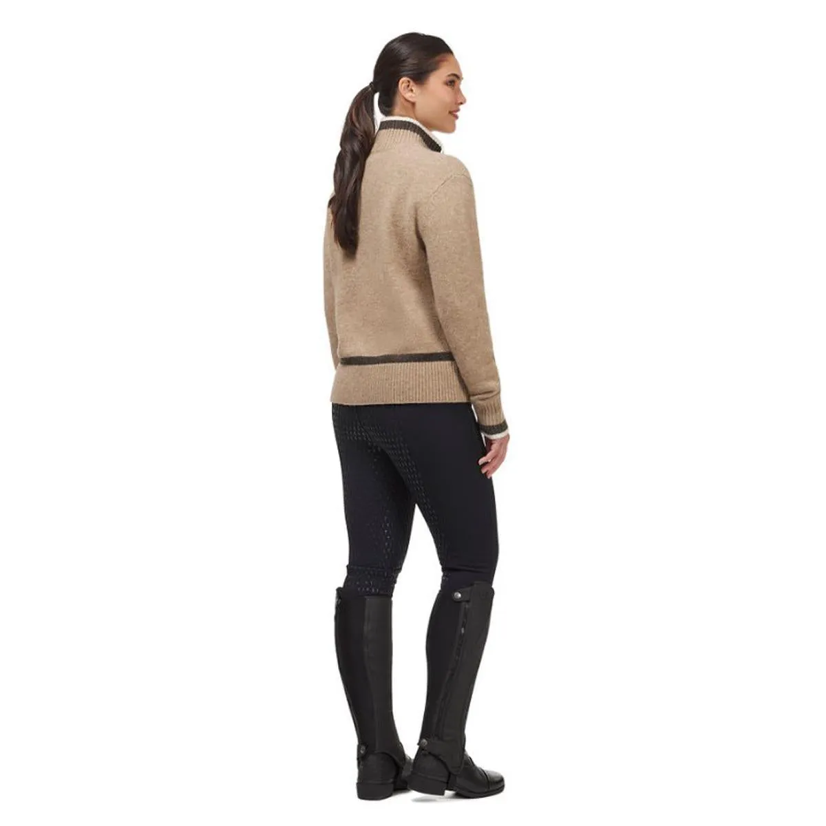 Kerrits Full Zip Varsity Horse Sweater