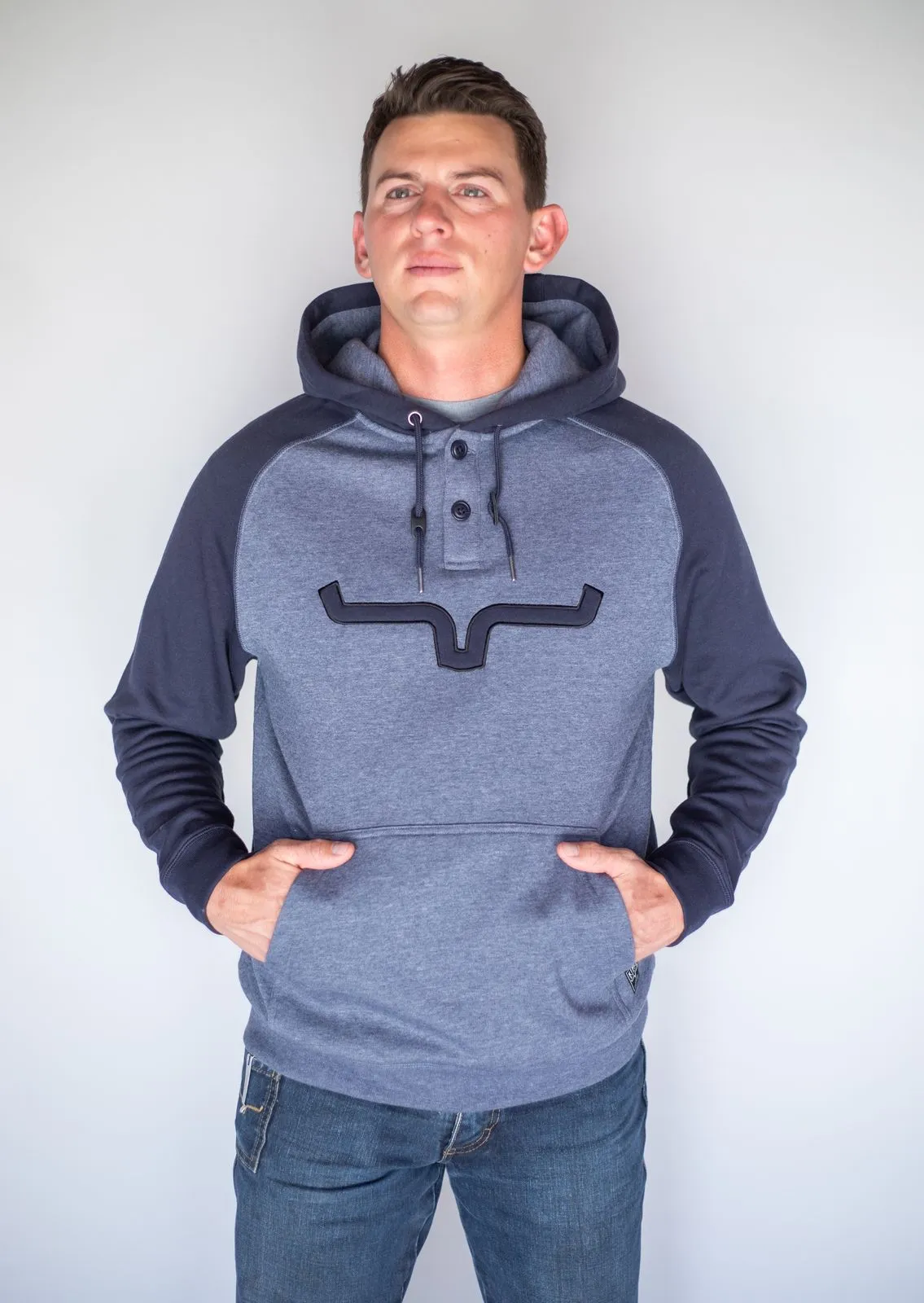 Kimes Ranch Blaze 2 Hoodie-Navy