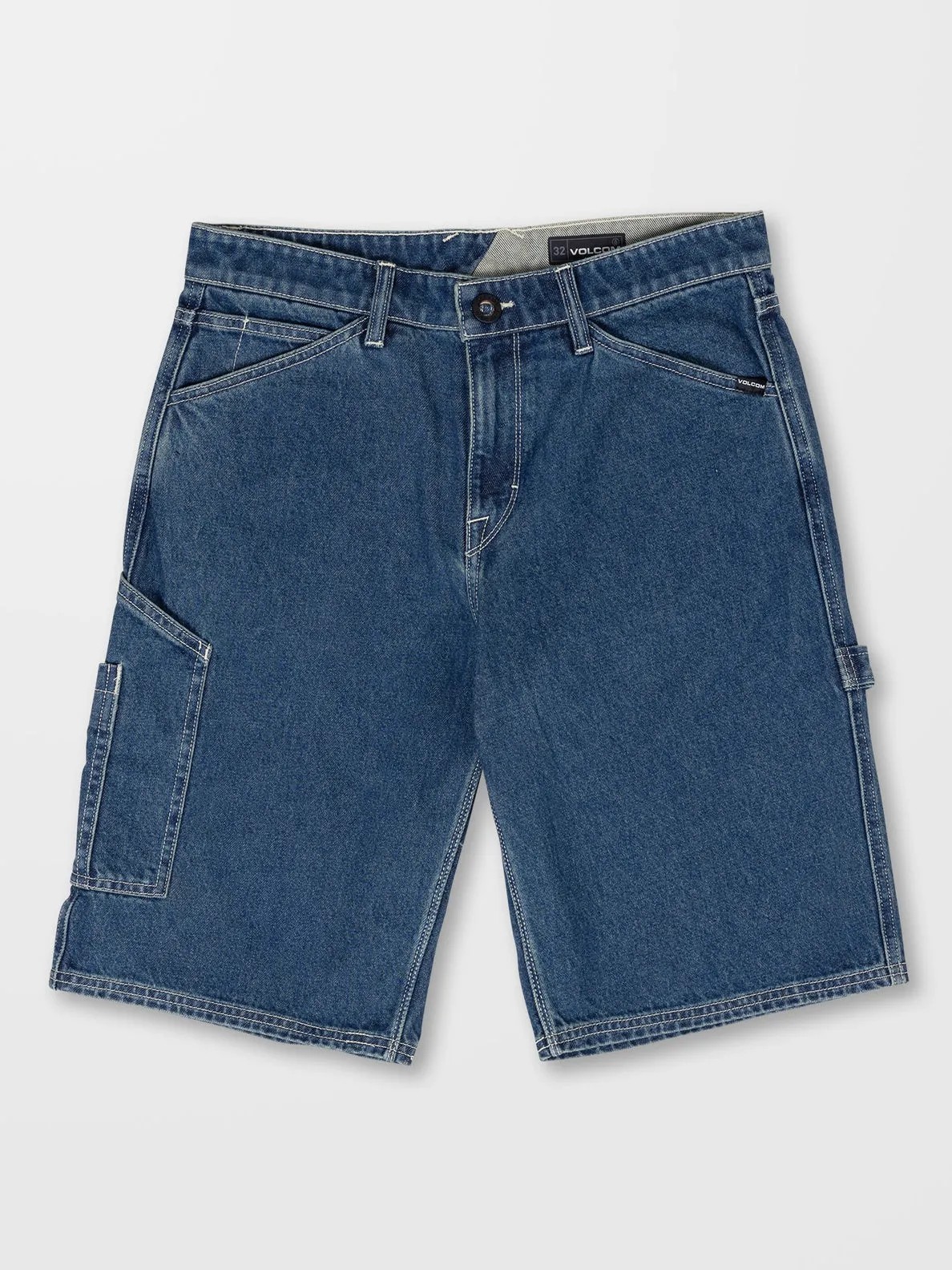 Labored Denim Utility Short - Indigo Ridge Wash