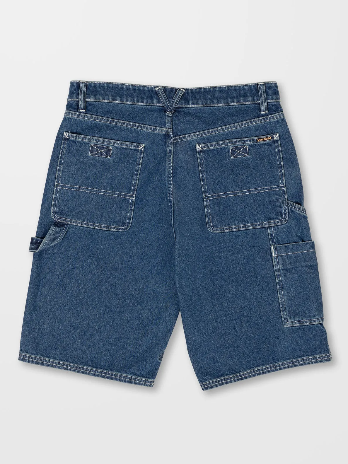 Labored Denim Utility Short - Indigo Ridge Wash