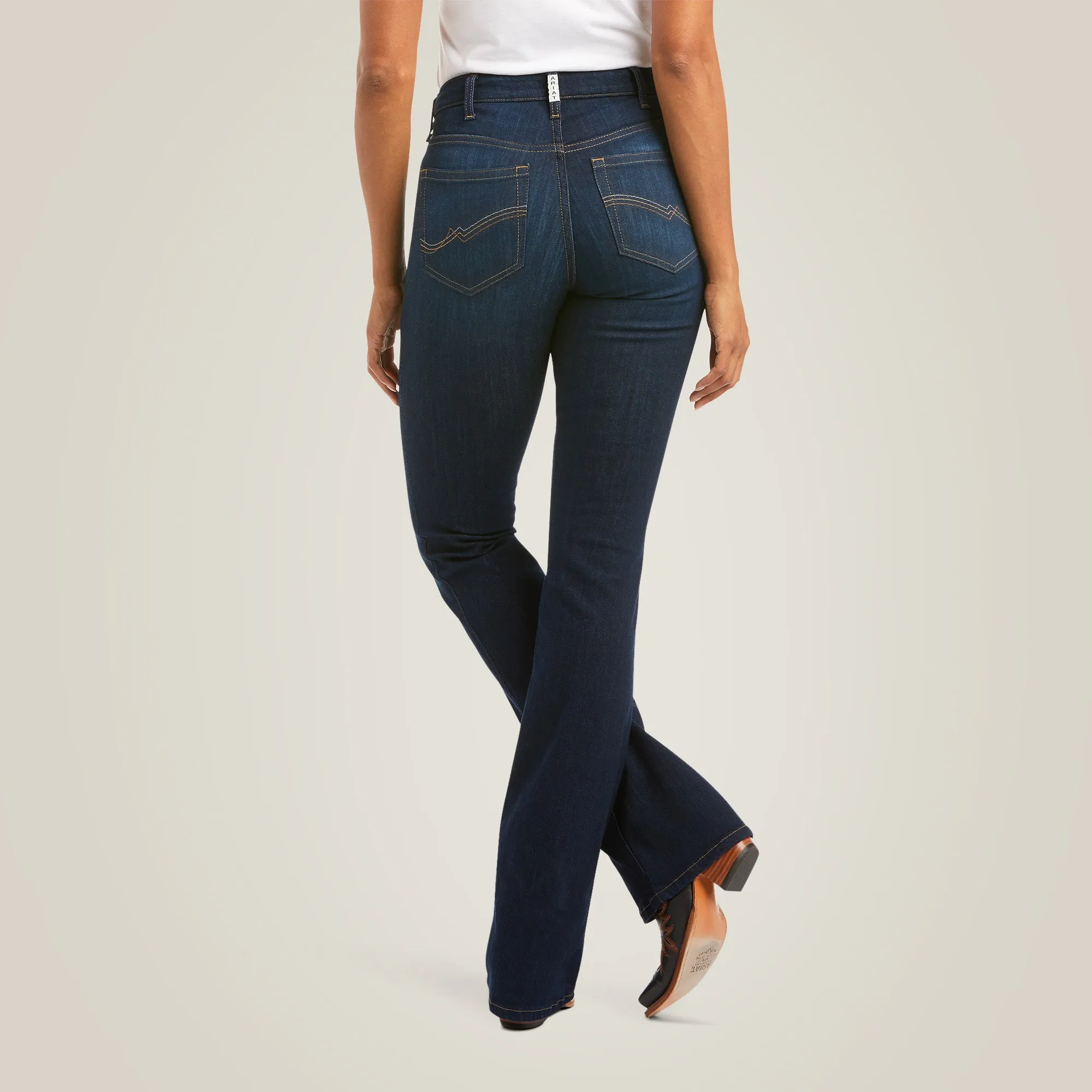 Ladies R.E.A.L. High Rise Ballary Boot Cut Jeans 10036813