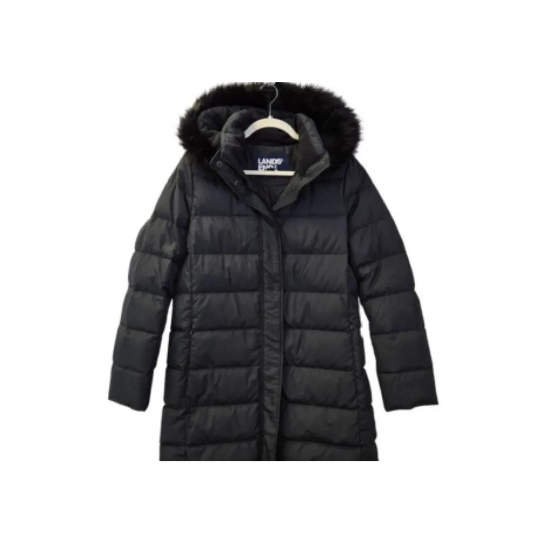 Lands' End Quilted Hooded Puffer Jacket