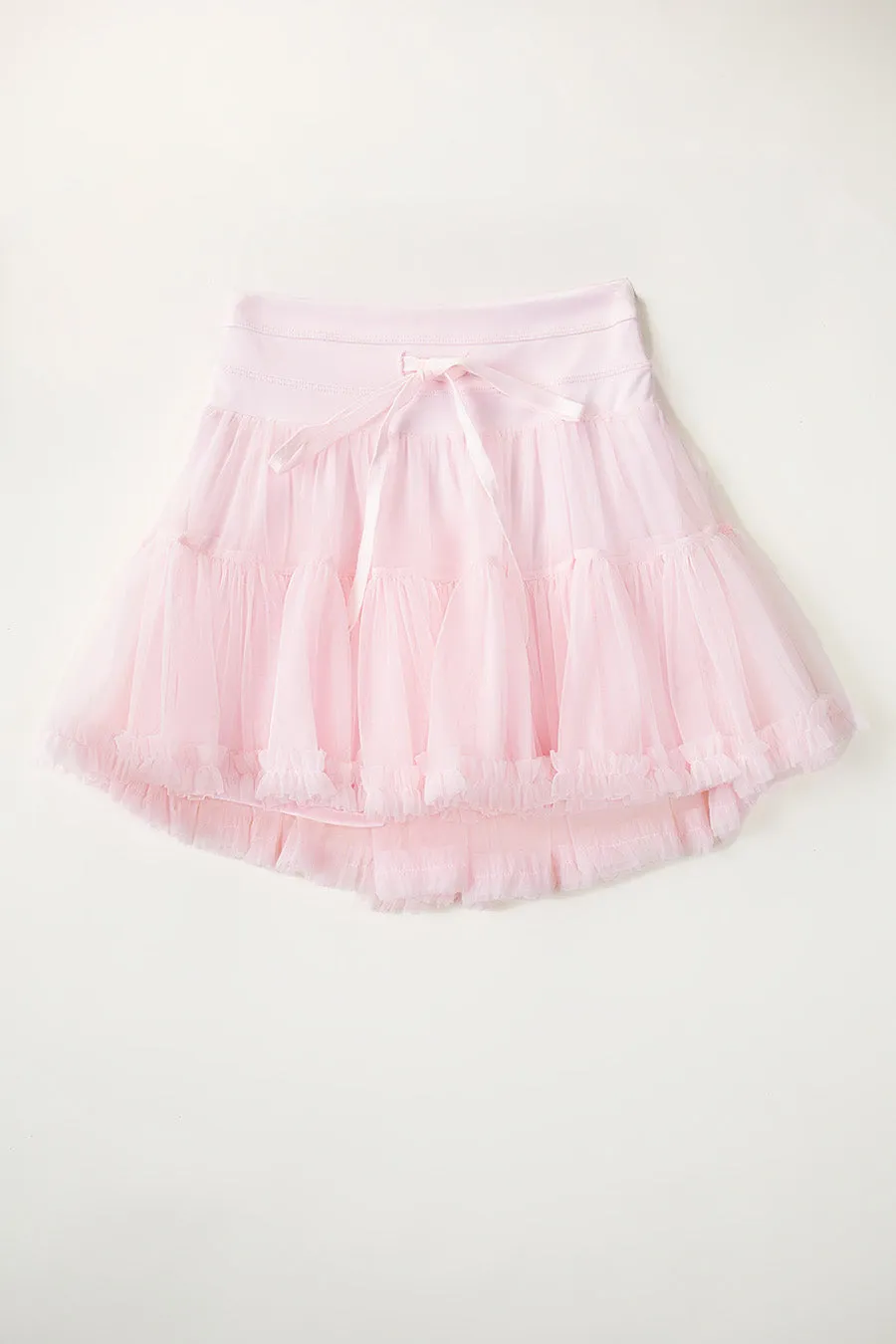 Layered Tennis Skort | Elegant High-Waisted Cake Skirt with Hidden Shorts