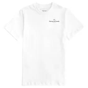 Left Chest Logo Tee White - Unisex