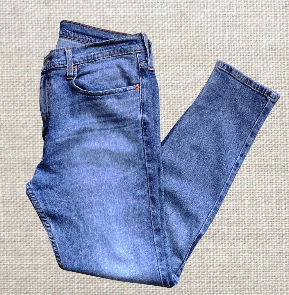 Levi's 501 Men's Blue Button Fly Denim Jeans W34 L32