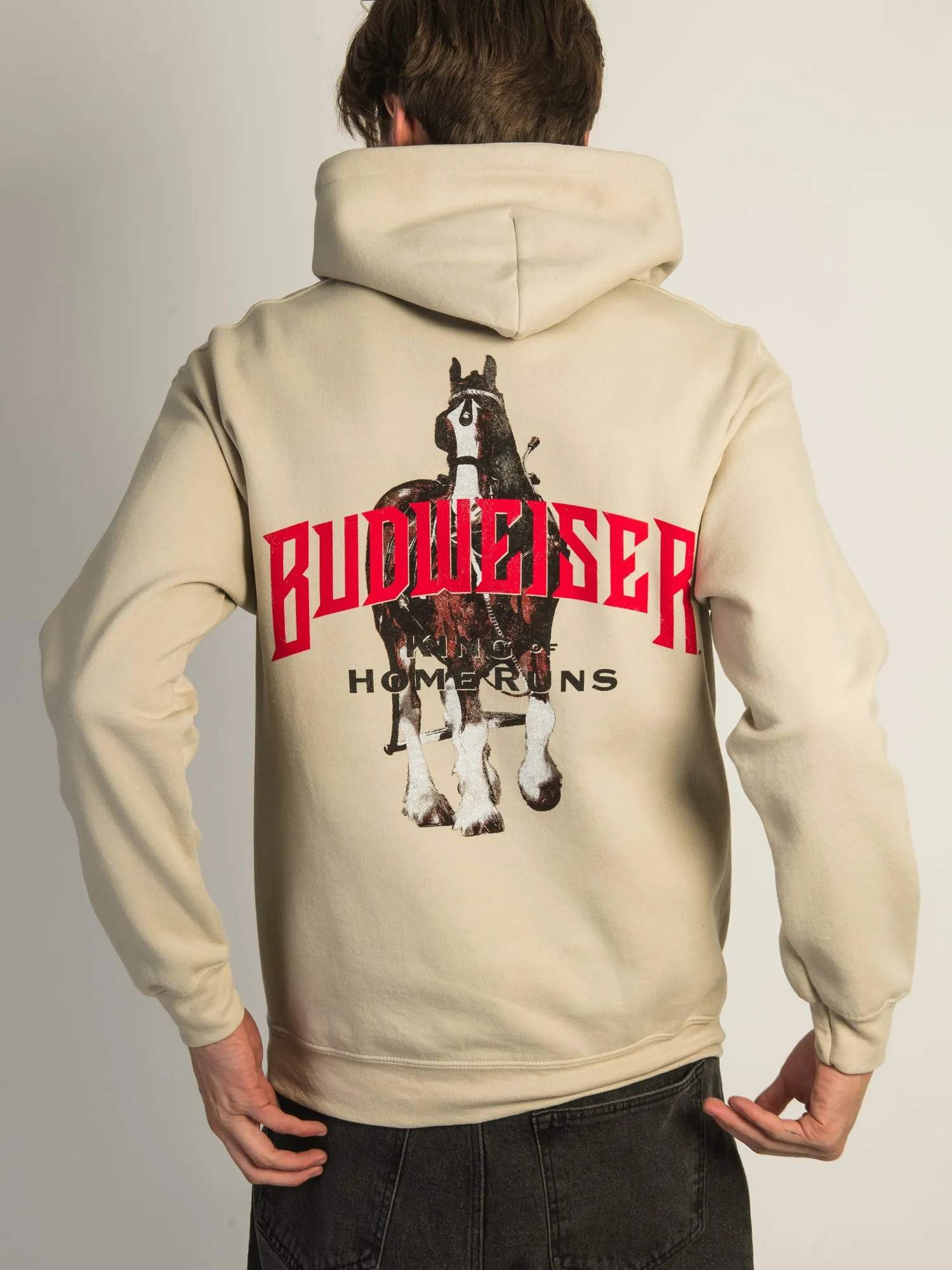 LICENSED BUDWEISER CLYDESDALE PULLOVER HOODIE